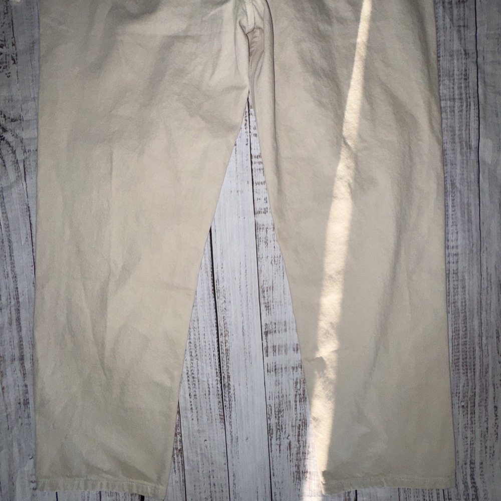 Paper & Denim Cloth Mens Relax Tapered Beige Jeans Size 36 X 32 NWT $72 - Picture 6 of 7